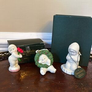 Snowbabies - Set of 3. All new. some with tags and box